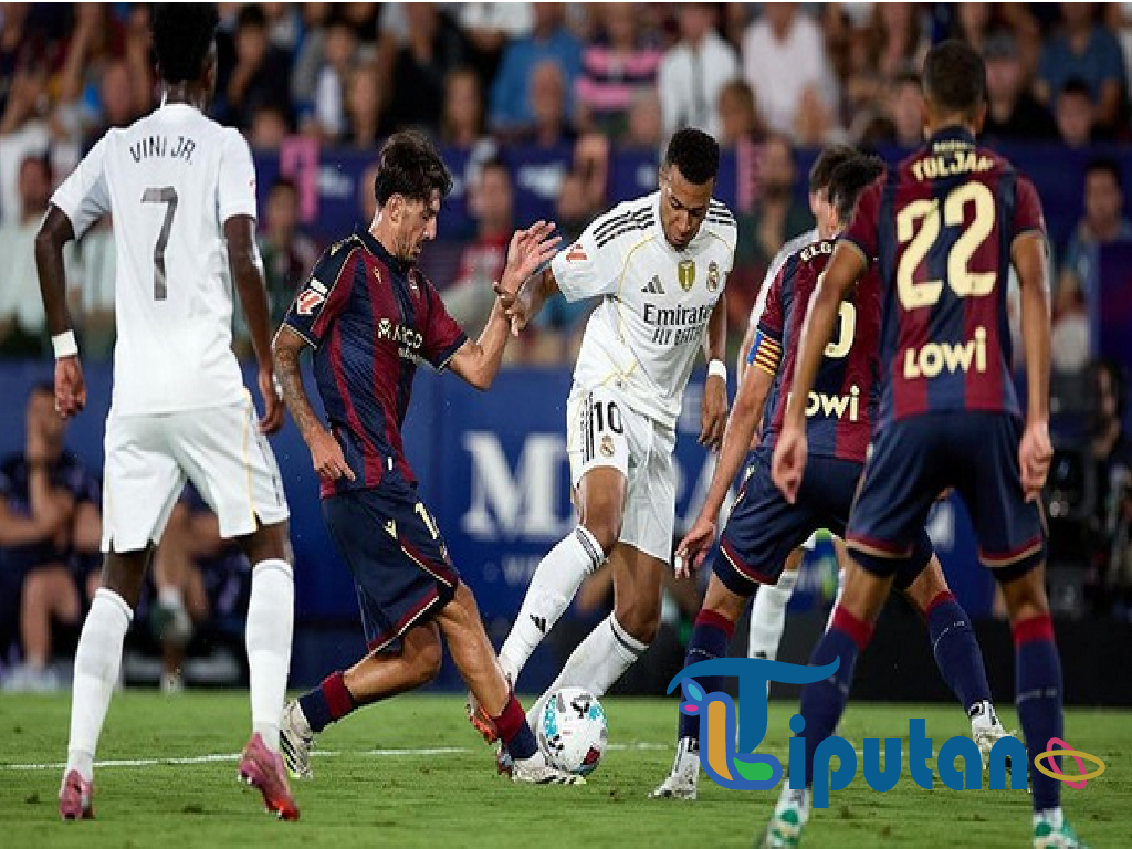 Hasil Levante vs Real Madrid: Mbappé Cetak Brace, Los Blancos Menang Telak 4-1