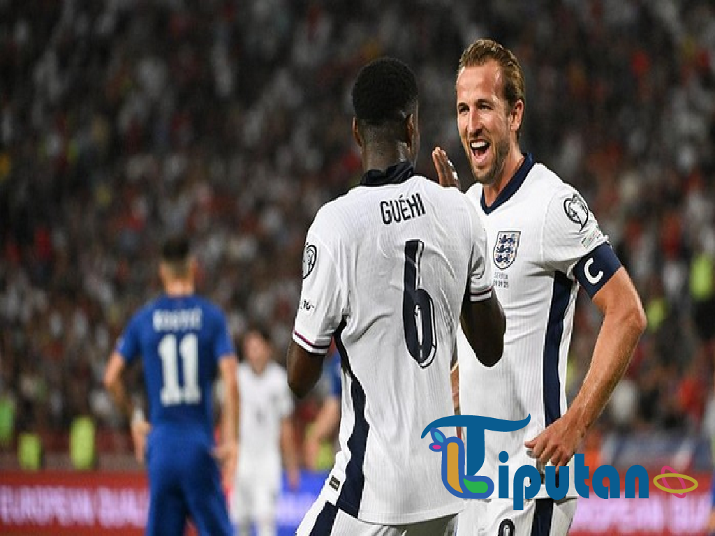 Inggris Lumat Serbia 5-0, Harry Kane Pimpin Pesta Gol