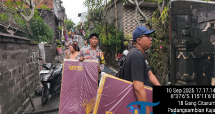 Kemensos Dirikan Dapur Umum dan Salurkan Bantuan untuk Korban Banjir di Bali