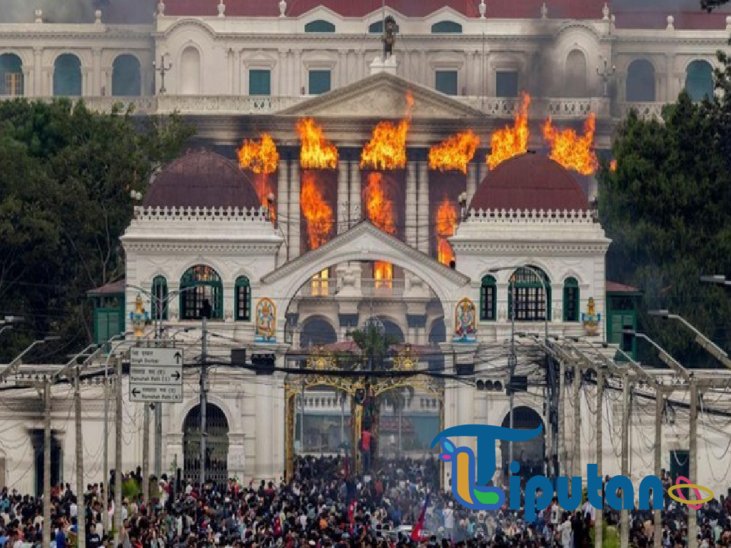 Krisis Nepal Memuncak: Gedung Parlemen Dibakar, Menteri Jadi Sasaran