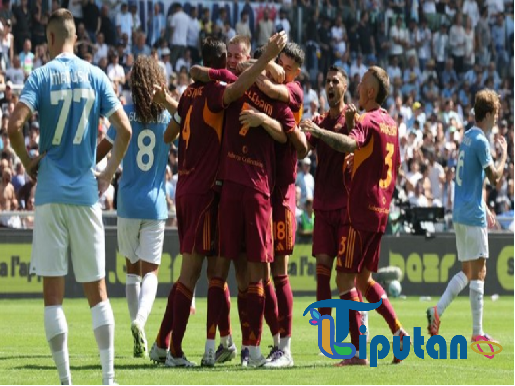 Liga Italia: Derby Panas Roma vs Lazio Diwarnai Kartu Merah, Giallorossi Menang Telak