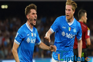 Napoli vs Pisa: De Bruyne dkk Menang 3-2, Rekor Sempurna Tetap Terjaga