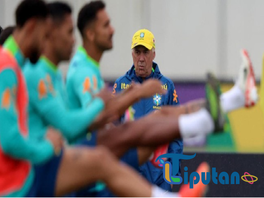 Strategi Nekat Ancelotti: Brasil Turunkan Empat Penyerang Hadapi Chile