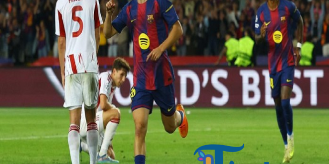 Barcelona vs Olympiakos: Fermin Cetak Hat-trick, Los Cules Bungkam 10 Pemain Lawan