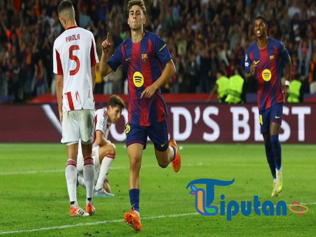 Barcelona vs Olympiakos: Fermin Cetak Hat-trick, Los Cules Bungkam 10 Pemain Lawan