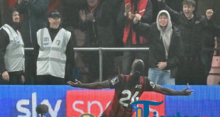 Bournemouth vs Fulham: Kemenangan Bawa The Cherries ke Posisi Kedua Liga Inggris