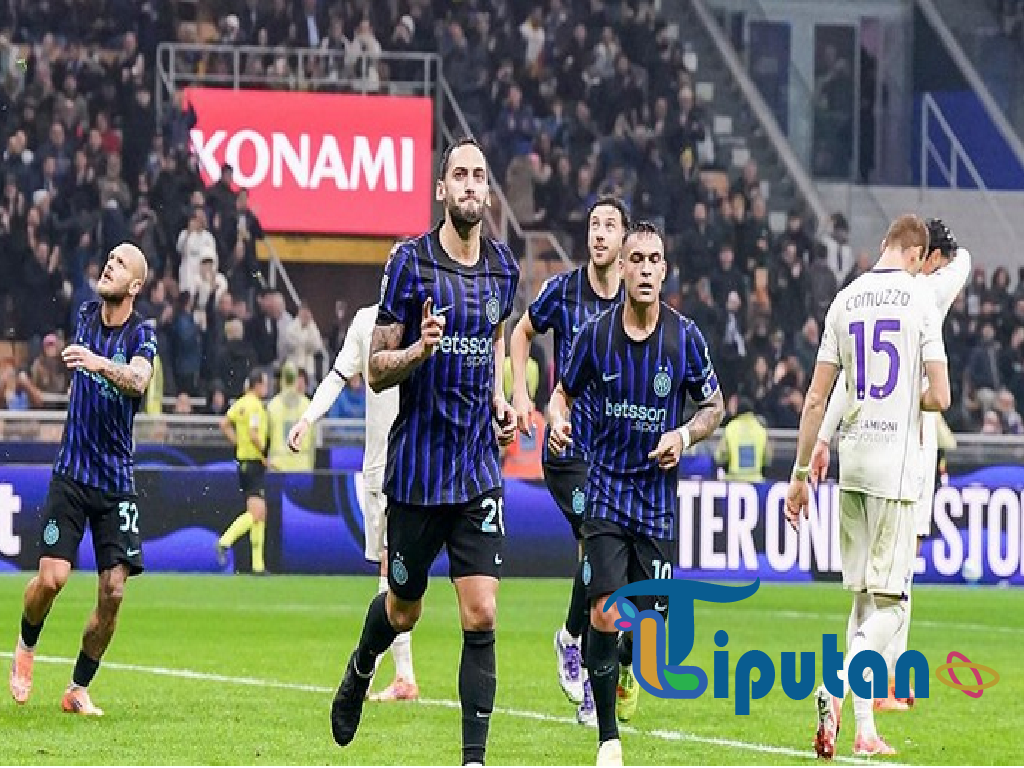 Inter vs Fiorentina: Calhanoglu Cetak Brace, Nerazzurri Menang Telak 3-0