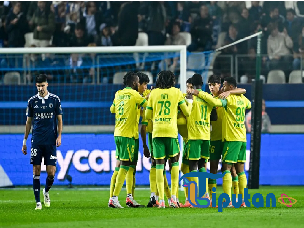 Liga Prancis: Nantes Bangkit Usai Kalahkan Paris FC 2-1