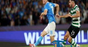 Napoli Tundukkan Sporting CP Berkat Dua Gol Højlund