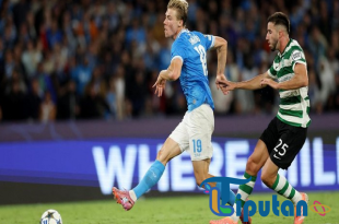 Napoli Tundukkan Sporting CP Berkat Dua Gol Højlund