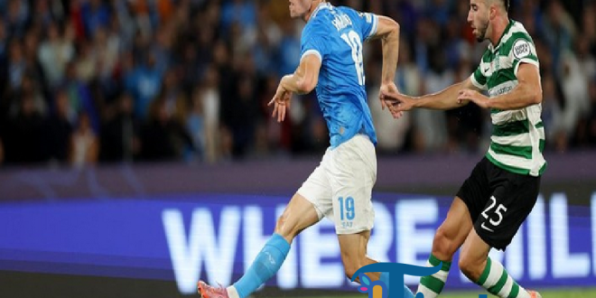 Napoli Tundukkan Sporting CP Berkat Dua Gol Højlund