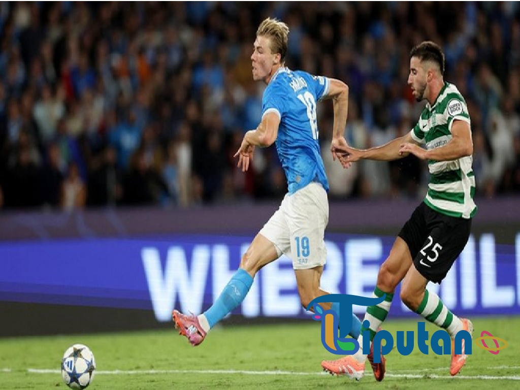 Napoli Tundukkan Sporting CP Berkat Dua Gol Højlund