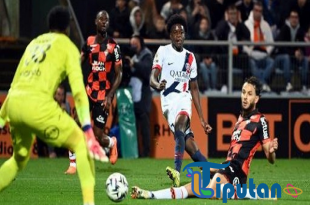 PSG Gagal Menang, Ditahan Imbang 1-1 oleh Lorient di Ligue 1