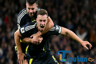 Skotlandia Sikat Yunani 3-1 di Kualifikasi Piala Dunia 2026