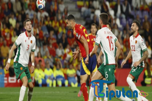 Spanyol Bungkam Bulgaria 4-0, Merino Cetak Brace