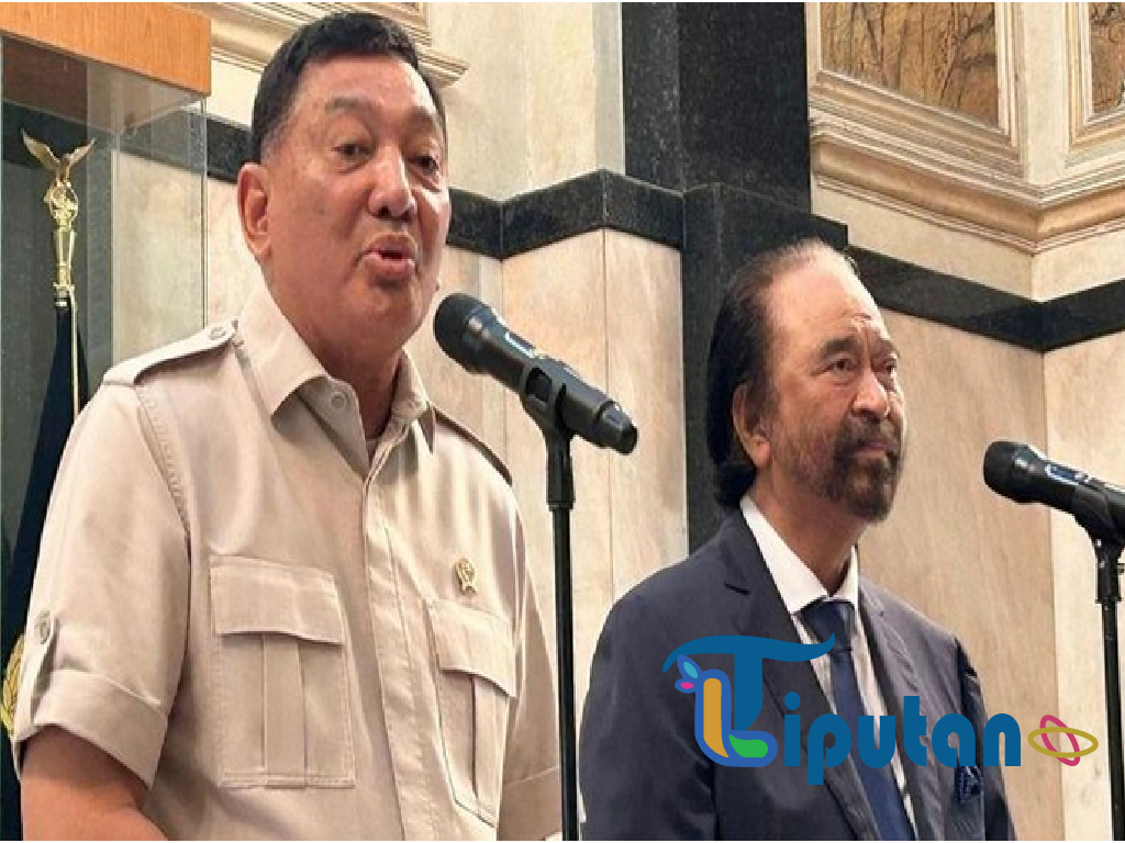 Surya Paloh Kunjungi Kantor Menhan, Sebut Pertemuan Memberi 'Vitamin'