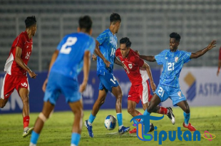 Timnas Indonesia U-23 Kalah dari India dalam Laga Uji Coba