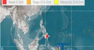 Tsunami Kecil Terjadi di Pesisir Indonesia Setelah Gempa Besar di Filipina