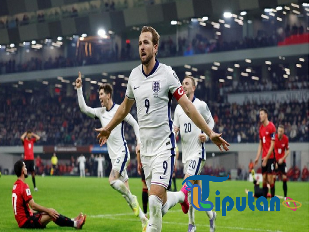Albania vs Inggris: Dua Gol Kane Jaga Rekor Sempurna Three Lions