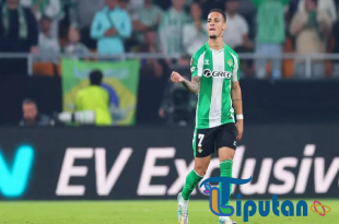 Antony tampil gemilang dengan mencetak satu gol dalam kemenangan 2-0 Real Betis atas Lyon di Liga Europa, memperkuat posisi timnya di klasemen grup.