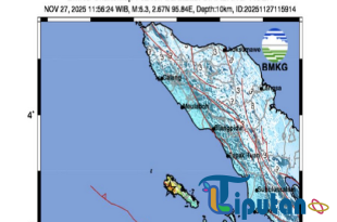 BMKG: Gempa M6,3 di Aceh Berasal dari Megathrust