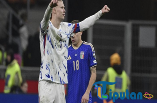 Italia vs Norwegia: Skor 4-1, Haaland dkk Amankan Tiket Piala Dunia 2026