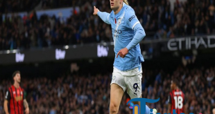 Manchester City taklukkan Bournemouth 3-1 di Etihad Stadium, dengan Erling Haaland mencetak dua gol gemilang.