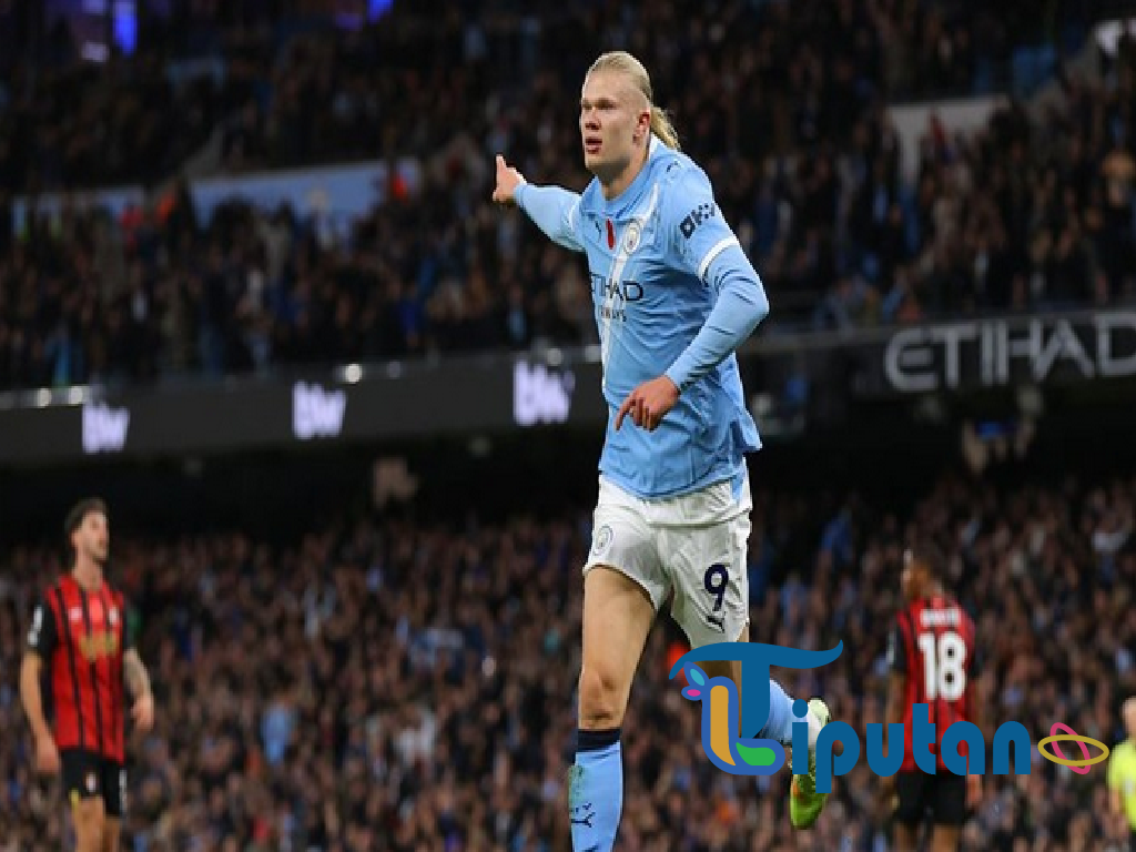 Manchester City taklukkan Bournemouth 3-1 di Etihad Stadium, dengan Erling Haaland mencetak dua gol gemilang.