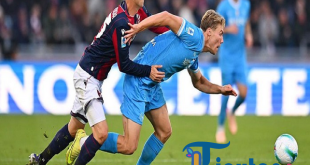 Napoli Takluk di Markas Bologna, Juara Bertahan Runtuh di Renato Dall’Ara