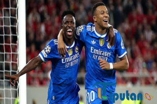 Olympiakos vs Madrid: Mbappé Cetak Empat Gol, El Real Menang Tipis 4-3