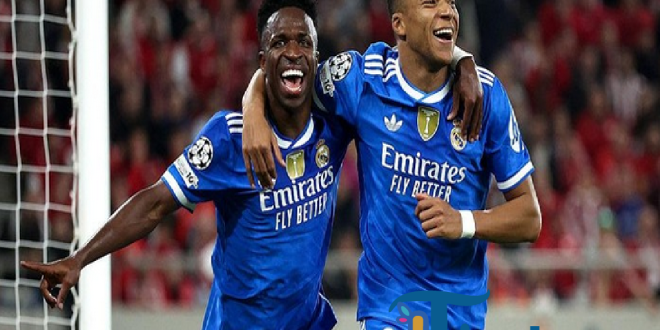 Olympiakos vs Madrid: Mbappé Cetak Empat Gol, El Real Menang Tipis 4-3