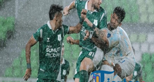 PSMS Medan vs PSPS Riau Tuntas dengan Skor 1-1