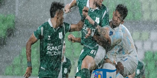 PSMS Medan vs PSPS Riau Tuntas dengan Skor 1-1