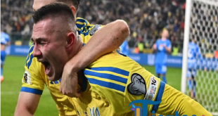 Ukraina vs Islandia: Ukraina Menang 2-0, Lolos ke Play-off Piala Dunia