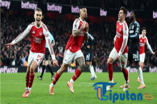 Arsenal Hantam Aston Villa 4-1 di Emirates