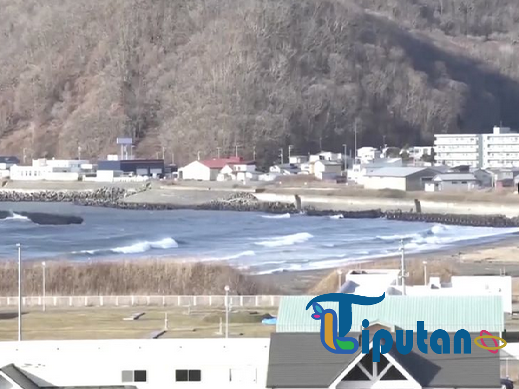 Momen Gelombang Tsunami Terjadi di Jepang Setelah Gempa M 6,7