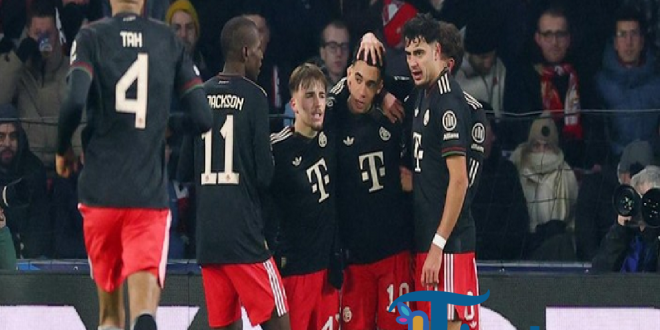 Bayern Depak PSV Usai Menang 2-1 di Liga Champions