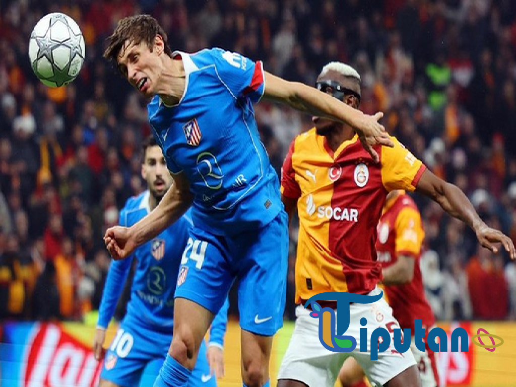 Galatasaray vs Atletico Madrid berakhir dengan skor 1-1.