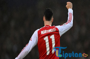 Martinelli Cetak Hat-trick Perdana Bersama Arsenal