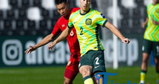 Piala Asia U-23 2026: Thailand Bermain dengan 10 Pemain, Takluk dari Australia