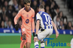 Sociedad Bungkam Barcelona, Blaugrana Tumbang 1-2