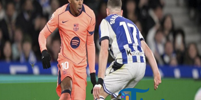 Sociedad Bungkam Barcelona, Blaugrana Tumbang 1-2