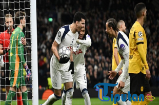 Tottenham vs Dortmund: Spurs Amankan Kemenangan 2-0