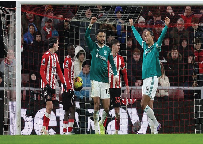 Liverpool Tekuk Sunderland: Gol Van Dijk Antar The Reds Amankan Tiga Poin