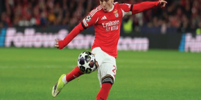 Prestianni Ikuti Latihan Benfica Jelang Duel vs Madrid