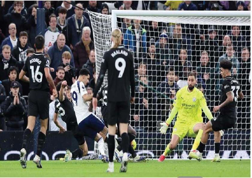 Tottenham Hotspur vs Manchester City Ends 2-2