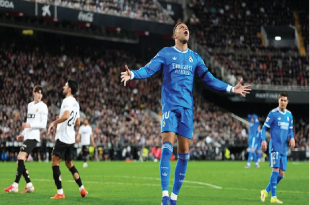 Valencia vs Madrid: Mbappé Cetak Gol, El Real Raih Kemenangan 2-0