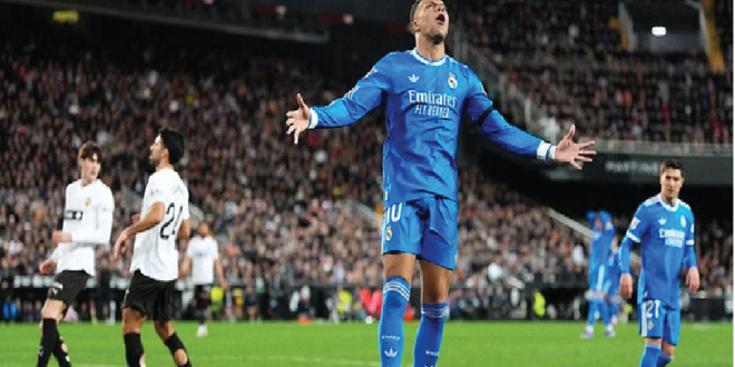 Valencia vs Madrid: Mbappé Cetak Gol, El Real Raih Kemenangan 2-0