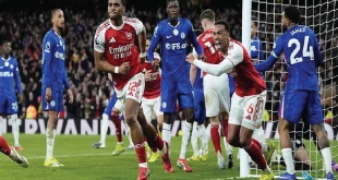 Arsenal Tekuk Chelsea 2-1 Lewat Gol Corner