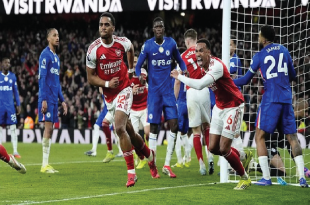 Arsenal Tekuk Chelsea 2-1 Lewat Gol Corner